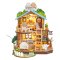 RoboTime 3D houten modelbouwpuzzel Miniatuur poppenhuis Puppyhuis