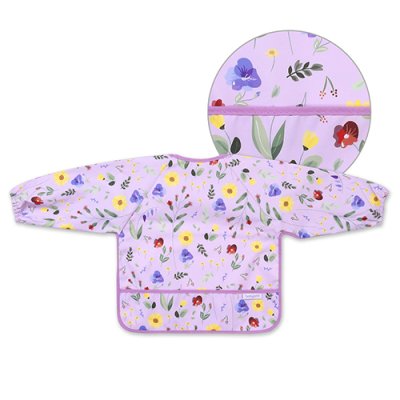 BABYONO Biber s dugim rukavima Garden 74 x 36cm, 6m+