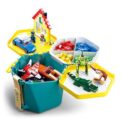 Sluban Bucket Bricks M38-B0829 Kanta s kockama zelena