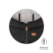 PETITE&MARS Kočárek sportovní Airwalk2 Sahara Beige + PETITE&MARS fusak Jibot