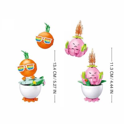Sluban Flowers M38-P8029 Plantes en pot Présentoir 6 pcs