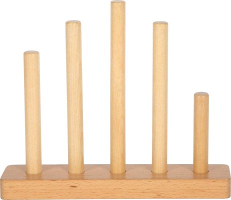 small foot Nasadzovanie na tyč Domček modrý