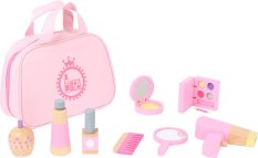 small foot Kinder toilettas roze met houten accessoires