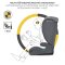 KINDERKRAFT Car seat i-Spark i-Size 100-150 cm Grey