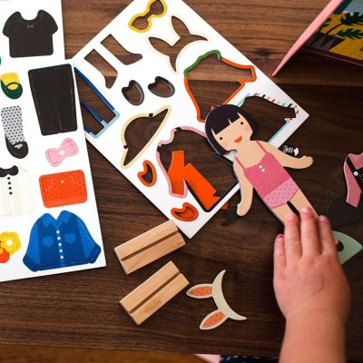 Petit Collage Puzzle magnetyczne - Najlepsze przyjaciółki