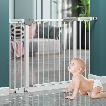Säkerhetsgrindar för trappen och dörren
