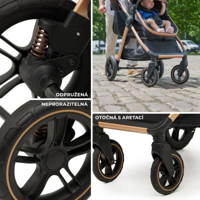 KINDERKRAFT Kombikinderwagen 3in1 Esme Moonlight Grey