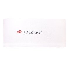 Čelenka tenká Outlast® - biela/tyrkysová motýľ