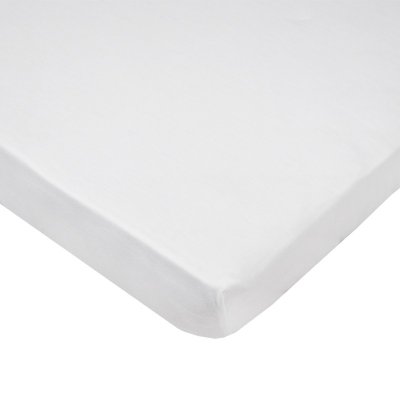 EKO Spannbettlaken Jersey Weiß 120x60 cm