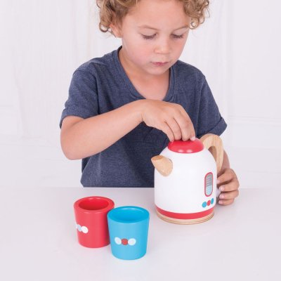 Bigjigs Toys Bule de chá de madeira