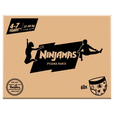 NINJAMAS Spodnie od piżamy Statki kosmiczne, 60 szt., 7 lat, 17kg-30kg