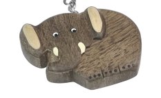 2Kids Toys Stor nyckelring i trä Elefant