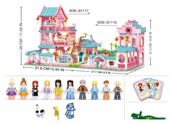 Sluban Girls Dream Villa chinoise 1 M38-B1117