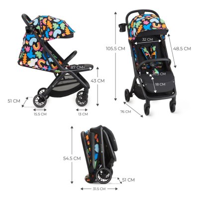 KINDERKRAFT SELECT Sportwagen Nubi 2 Happy shapes