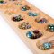 Bigjigs Toys Mankala-Spiel mit Kieselsteinen
