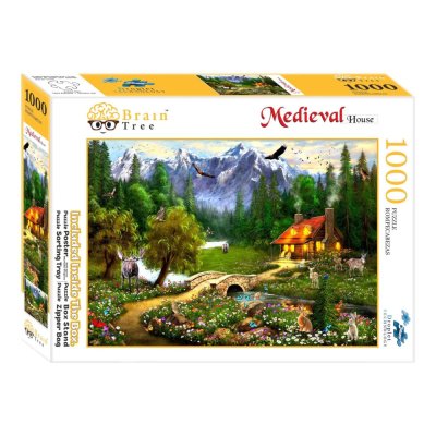 Brain Tree Puzzle Górski domek 1000 elementów