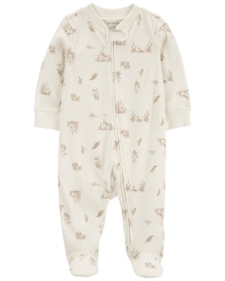 Kombinezon zapinany na suwak CARTER'S Sleep&Play Ivory Goose neutralny 3m/rozmiar. 62