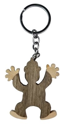 2Kids Toys Drewniany breloczek duży Małpka stojąca