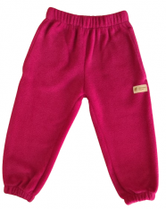 Monkey Mum® Fleece joggingbroek - Bordeaux rood