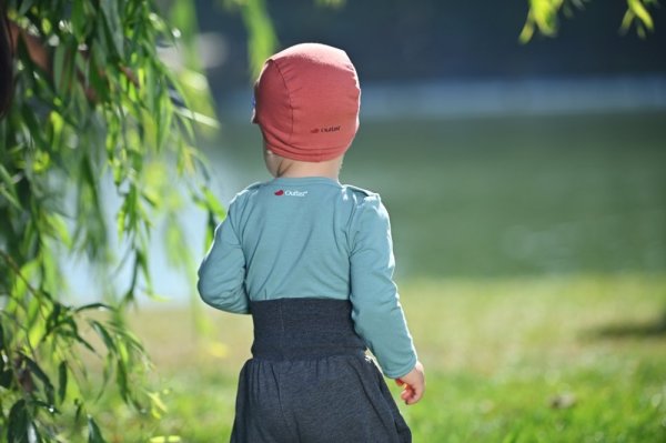 Tanke trenirke Outlast® - temno siva melirana