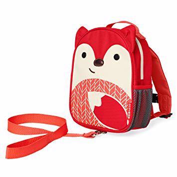 SKIP HOP Zaino Zoo con guinzaglio di sicurezza Fox 1 anno+