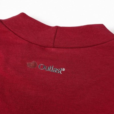 Maglietta DR smyk collo alto Outlast® - scarlet