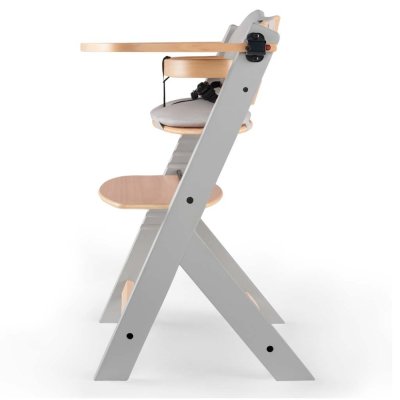 KINDERKRAFT Esszimmerstuhl Enock mit Polsterung Graues Holz, Premium