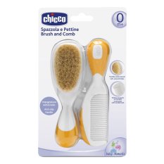 CHICCO Peigne et brosse orange