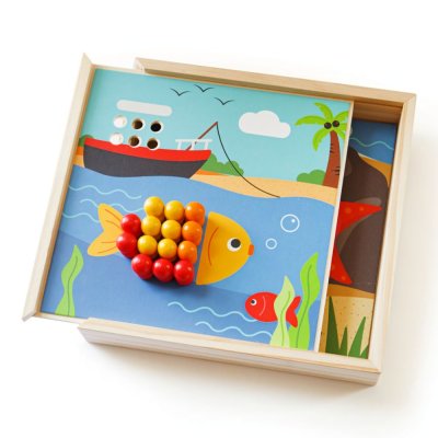 Bigjigs Toys Drveni mozaik Plaža