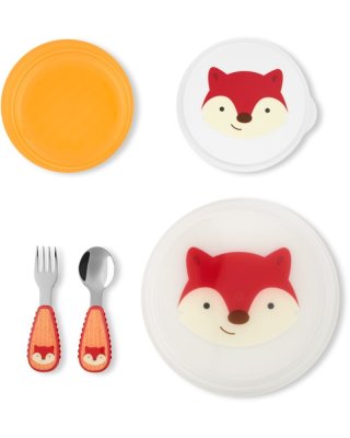 SKIP HOP Zoo Dining set 5 pcs Fox 12m+