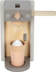 small foot Houten Koffiezetapparaat met Accessoires Tasty grijs