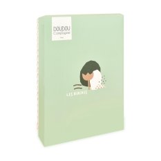 Doudou Plišana mazna krpica zeleni Jež 19 cm