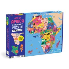 Puzzle géographique Mudpuppy Carte d'Afrique 70 pièces