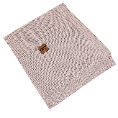 EKO Manta de bambu com forro de veludo Rose Pink 100x80 cm