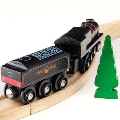 Bigjigs Rail Drewniana replika lokomotywy Black 5 engine