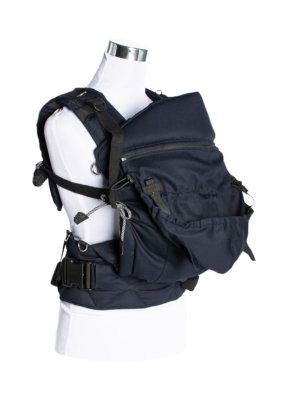 Monkey Mum® Svetla kapuca za prenosni voziček Carrie - Silver Dark