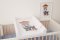 CEBA BABY Wickelauflage 2-seitig mit fester Platte (50x70) Comfort Fluffy Puffy Lea