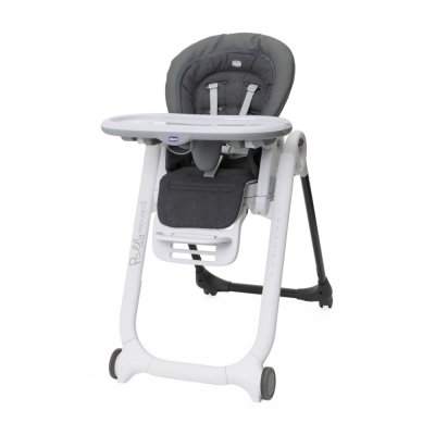 CHICCO Esszimmerstuhl Polly Magic Relax – Grau Melange