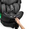 LIONELO Harmony i-Size Car Seat (40-150 cm) Grey Graphite Leather