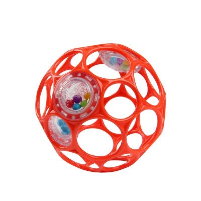 OBALL Spielzeug Oball RASSEL 10 cm orange 0m+