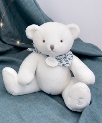 Doudou Plush teddy bear white 25 cm