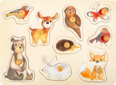 small foot Wooden Puzzle Forest Animals