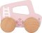small foot Auto in legno da spingere Rosa
