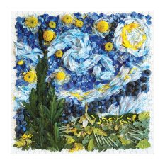 Galison Puzzle Sternennacht aus Blütenblättern, 500 Teile