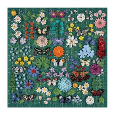 Galison Puzzle Schmetterlings-Botanischer Garten 500 Teile