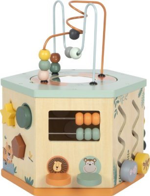 small foot Cubo motorio con 7 lati di gioco Safari