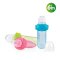 NUBY Silicone feeder Easy squeezy feeder 6 m+, blue