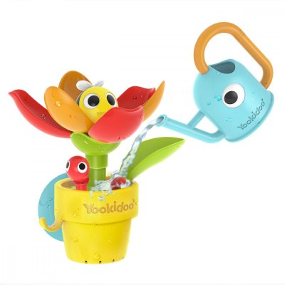 YOOKIDOO Wasserspielzeug Blume mit Wasserkocher ab 18 Monaten