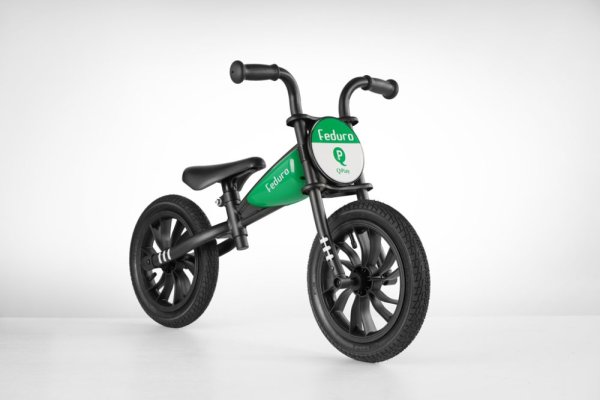 Rowerek biegowy QPLAY Feduro Green, wiek 3-6 lat