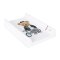 CEBA BABY Wickelauflage 2-seitig mit fester Platte (50x70) Comfort Fluffy Puffy Bart
